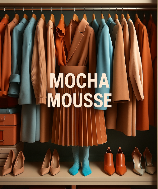 mocha mousse outfits