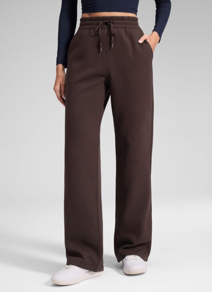 LL Bean Fleece Backed Straight Leg Pants
