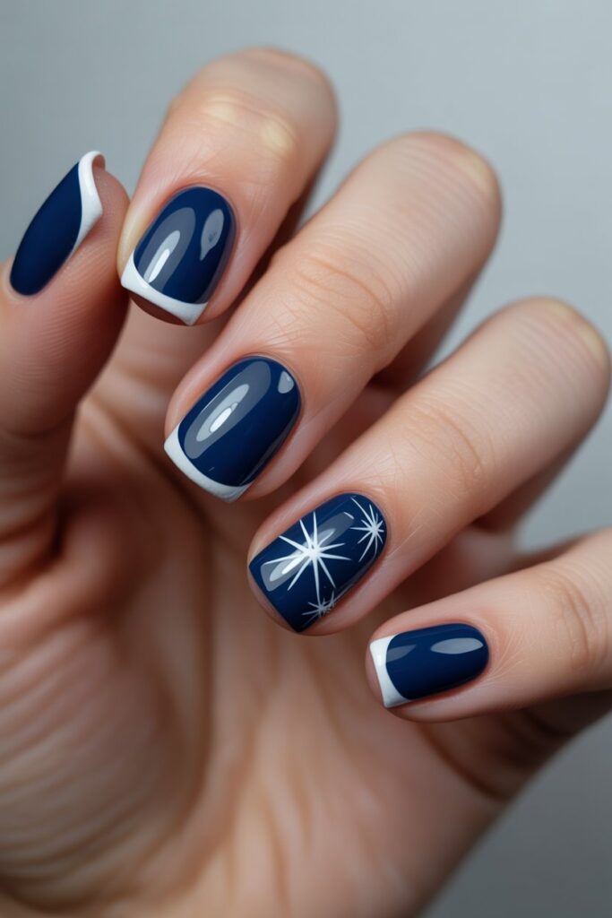 SnowfallSnow FrenchTips